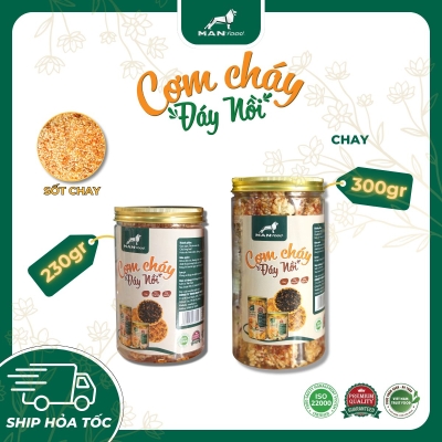 Cơm Cháy Đáy Nồi – Chay – Hũ 230gr, 300gr – ManFood
