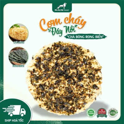 Cơm Cháy Đáy Nồi – Chà Bông Rong Biển – 170gr, 280gr – ManFood